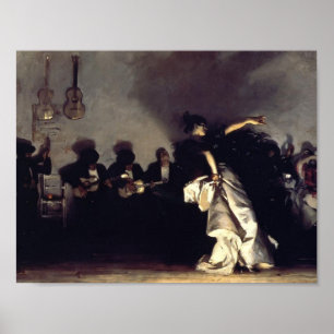 John sångare Sargent- El Jaleo Poster