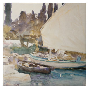John sångare Sargent - fartyg Kakelplatta
