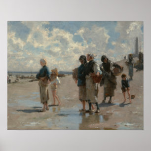 John sångare Sargent - fiske för ostroner Poster