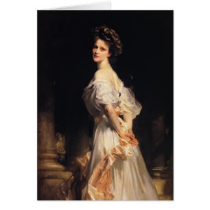 John sångare Sargent- Nancy Astor Hälsningskort