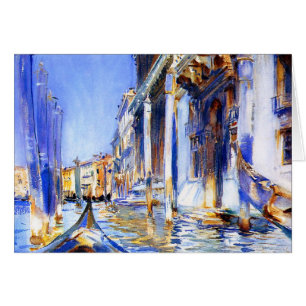 John sångareSargent Rio dell'Angelo Venedig Hälsningskort