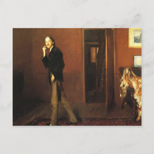 John Sargent- Robert Louis Stevenson och hans fru Vykort