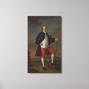John sätt, Marquess av Granby, 1745 Canvastryck
