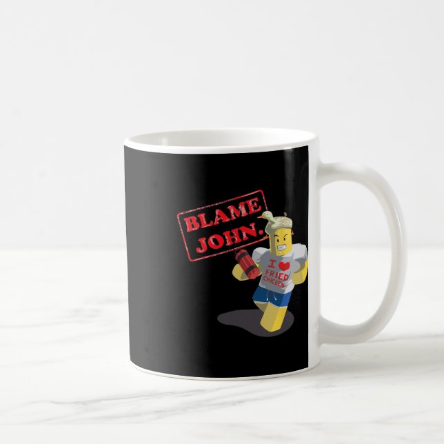 John Shedletsky jag älskar stekt kyckling jag är f Kaffemugg (Höger)