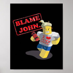 John Shedletsky jag älskar stekt kyckling jag är f Poster