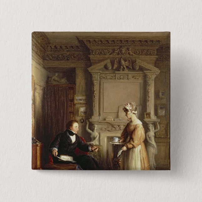 John Sheepshanks och hans maid Knapp (Framsida)