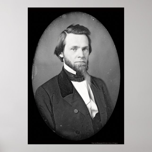 John Sherman Ohio Daguerreotype 1846 Poster (Framsidan)