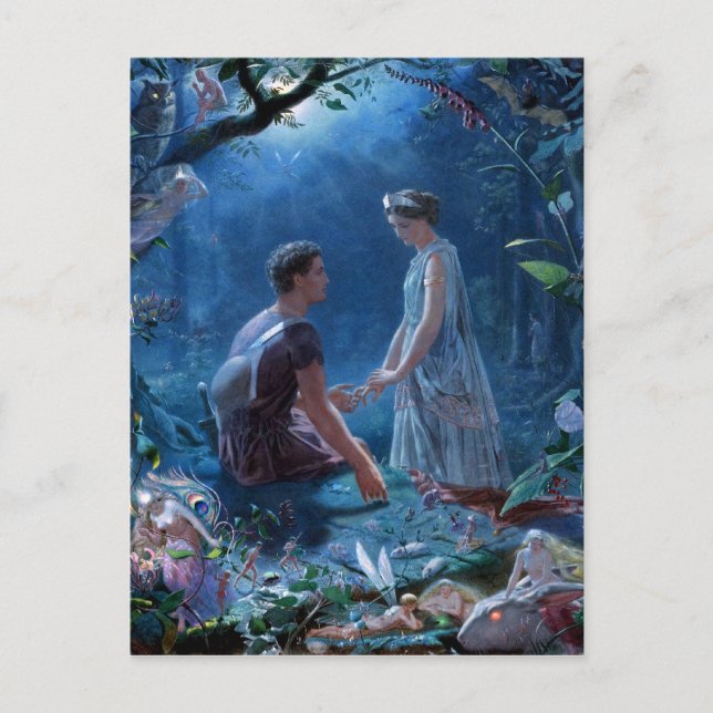 John Simmons: A Midsommar Nattes Dream Vykort (Framsida)