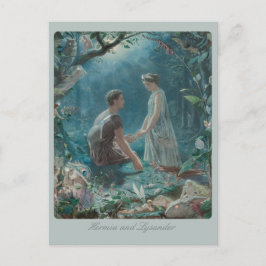 John Simmons Hermia och Lysander Midsommar CC0749 Vykort
