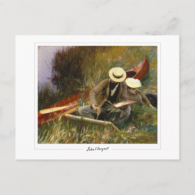 John Singer Sargent #10-2 - Konst Vykort (Framsida)