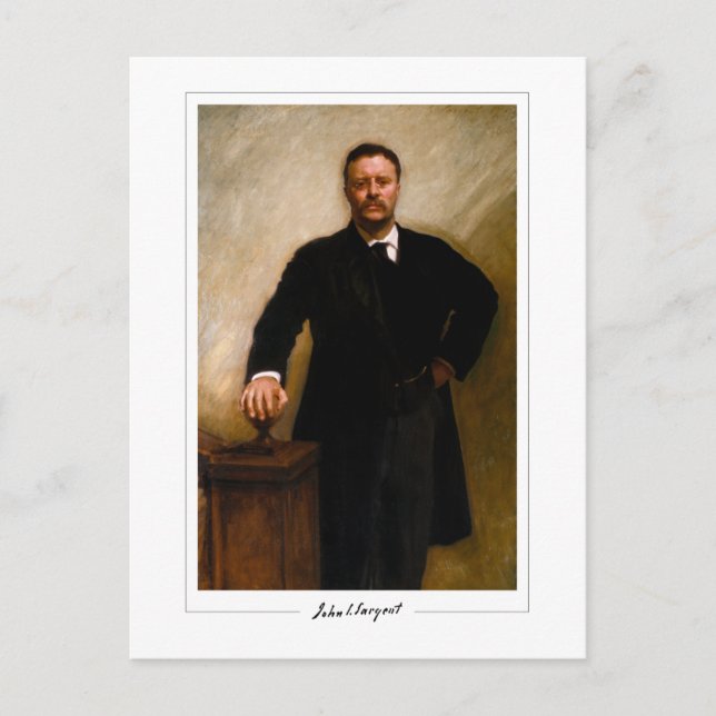 John Singer Sargent #13 - Finkonst Vykort (Framsida)
