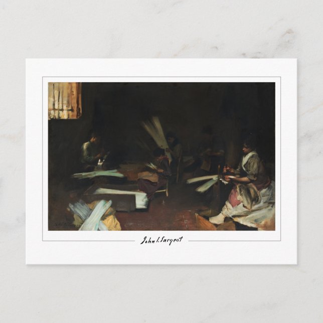 John Singer Sargent #14-2 - Konst Vykort (Framsida)