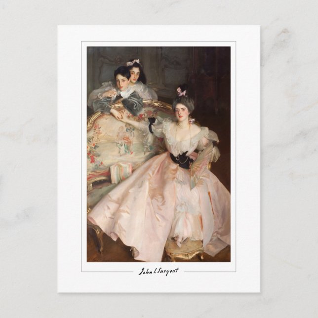 John Singer Sargent #15 - Finkonst Vykort (Framsida)