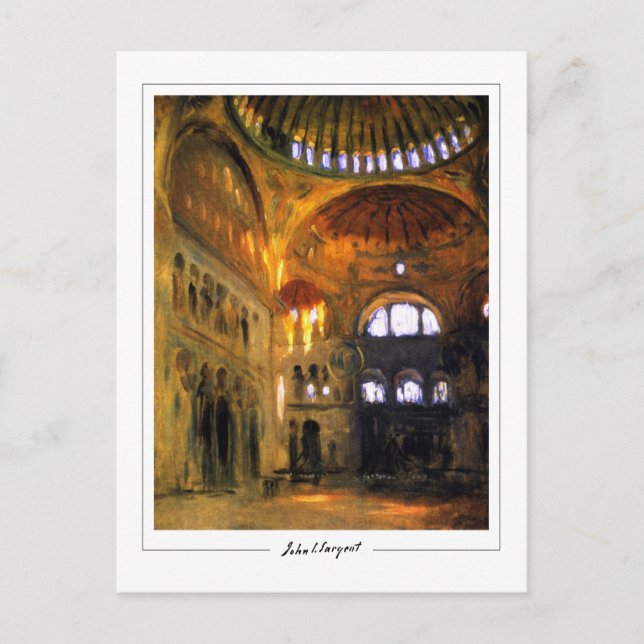 John Singer Sargent #163-2 - Konst Vykort (Framsida)