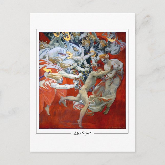 John Singer Sargent #167-2 - Finkonst Vykort (Framsida)