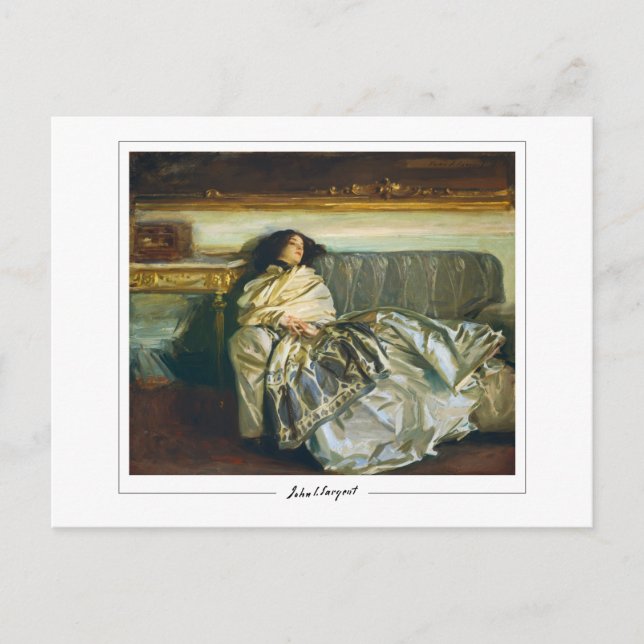 John Singer Sargent #16-2 - Konst Vykort (Framsida)