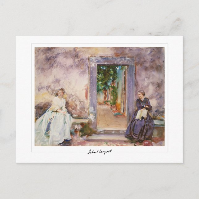 John Singer Sargent #171-2 - Konst Vykort (Framsida)