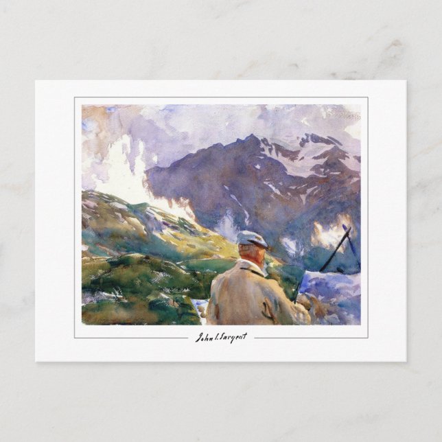 John Singer Sargent #174-2 - Finkonst Vykort (Framsida)