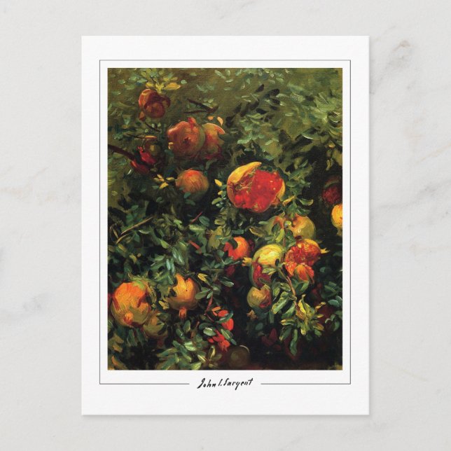 John Singer Sargent #186-2 - Konst Vykort (Framsida)