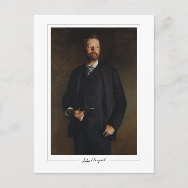 John Singer Sargent #18 - Finkonst Vykort (Framsida)