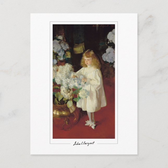 John Singer Sargent #1 - Fin konst Vykort (Framsida)