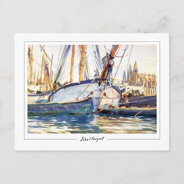 John Singer Sargent #204 - Konst Vykort (Framsida)