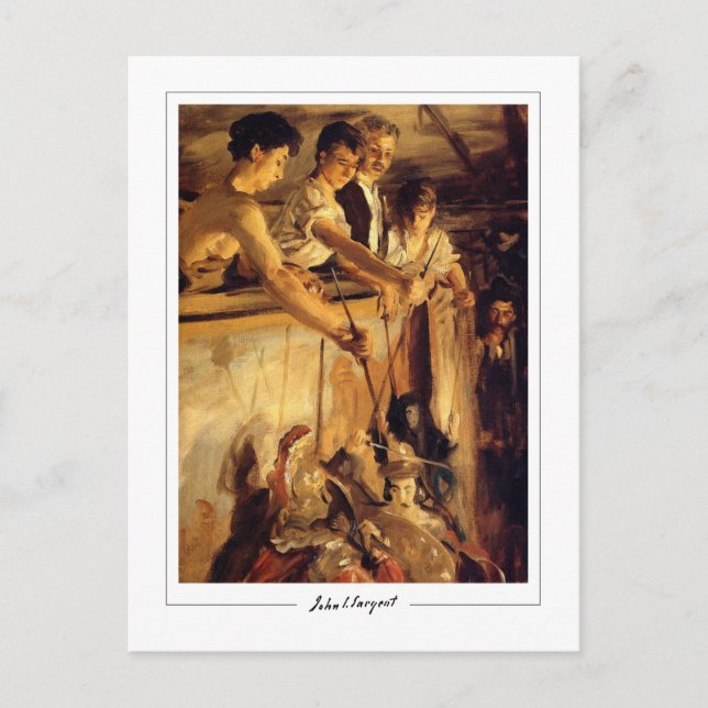 John Singer Sargent #215-2 - Konst Vykort (Framsida)