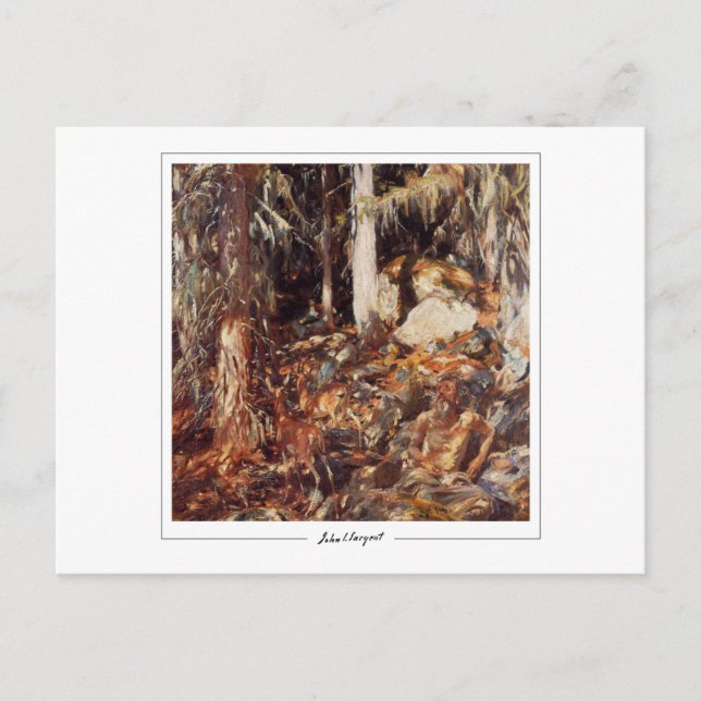 John Singer Sargent #24 - Konst Vykort (Framsida)