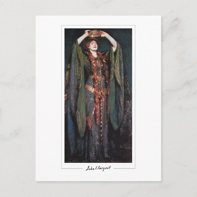 John Singer Sargent #253 - Konst Vykort (Framsida)