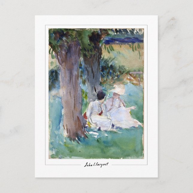John Singer Sargent #321-2 - Konst Vykort (Framsida)
