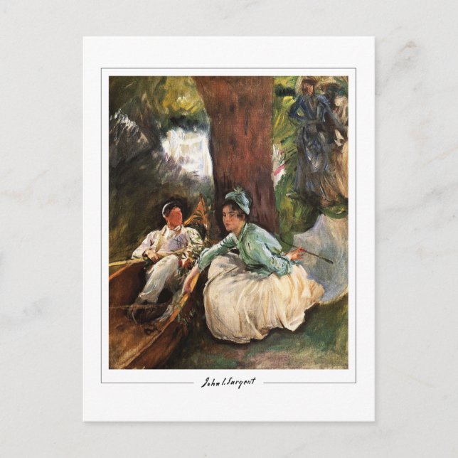 John Singer Sargent #358 - Finkonst Vykort (Framsida)