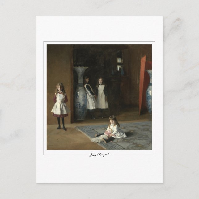John Singer Sargent #37-2 - Finkonst Vykort (Framsida)