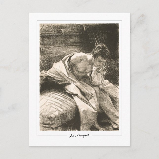 John Singer Sargent #381 - Konst Vykort (Framsida)