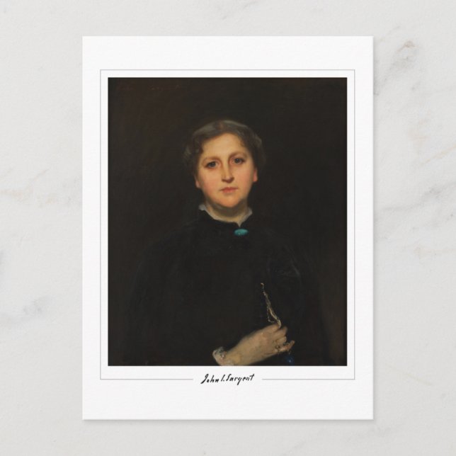 John Singer Sargent #4-2 - Finkonst Vykort (Framsida)