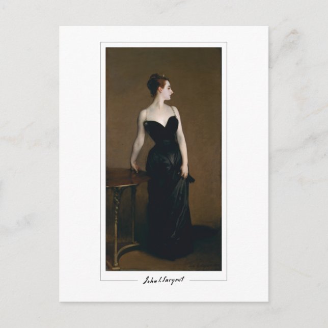 John Singer Sargent #62-2 - Finkonst Vykort (Framsida)