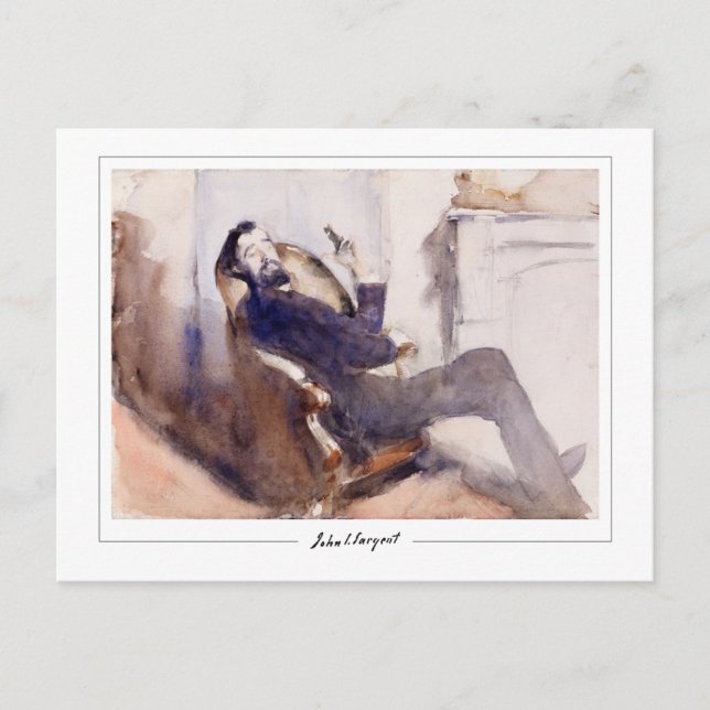 John Singer Sargent #6 - Finkonst Vykort (Framsida)