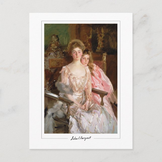 John Singer Sargent #8-2 - Finkonst Vykort (Framsida)