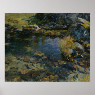 John Singer Sargent - Alpine Bassäng Poster