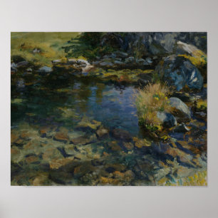 John Singer Sargent - Alpine Bassäng Poster