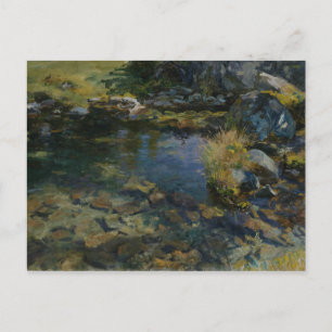 John Singer Sargent - Alpine Bassäng Vykort