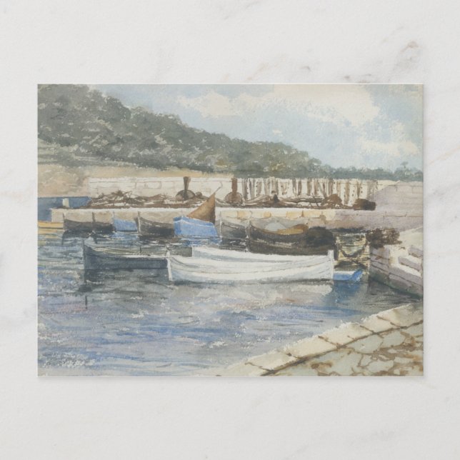 John Singer Sargent - Båtar Vykort (Framsida)