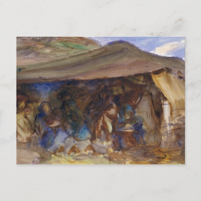 John Singer Sargent - Bedouin Tält Vykort (Framsida)
