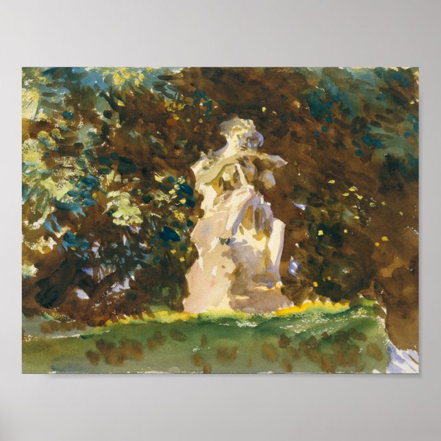 John Singer Sargent - Boboli Garden, Florence Poster (Framsidan)