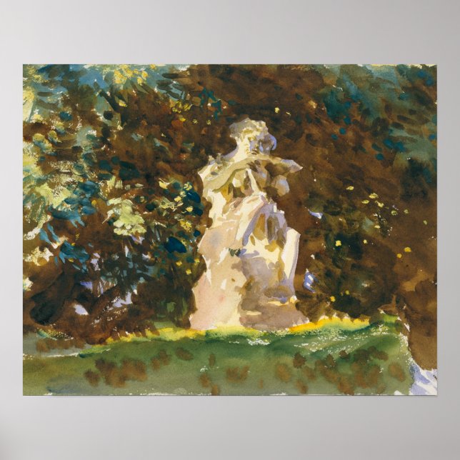 John Singer Sargent - Boboli Garden, Florence Poster (Framsidan)