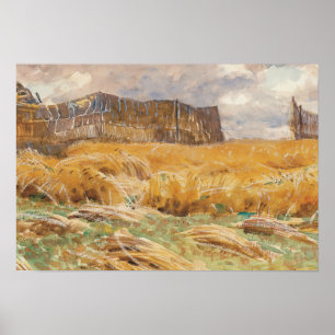 John Singer Sargent - Camouflaged Fält in Frankrik Poster