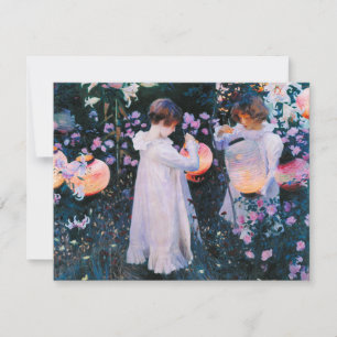 John Singer Sargent Carnation Lily Lily Ro