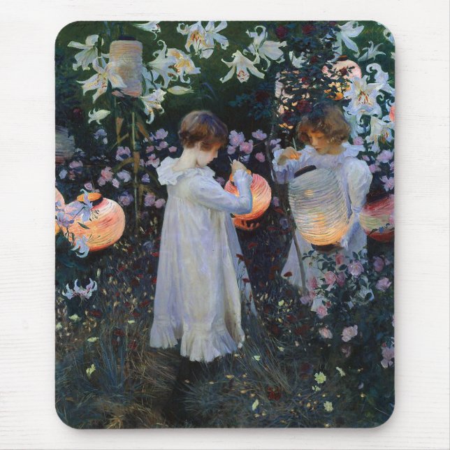 John Singer Sargent "Carnation, Lily, Lily, Ro" Musmatta (Framsidan)