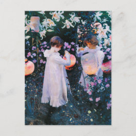 John Singer Sargent Carnation Lily Lily Ro Vykort
