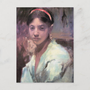 John Singer Sargent - Chef för en Capri Girl Vykort