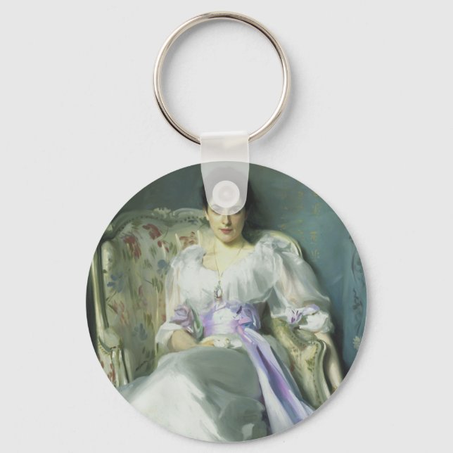 John Singer Sargent Dam Agnew Keychain Nyckelring (Framsida)